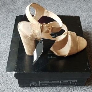 Forever 21 taupe heels